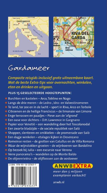 Gardameer / ANWB Extra achterkant