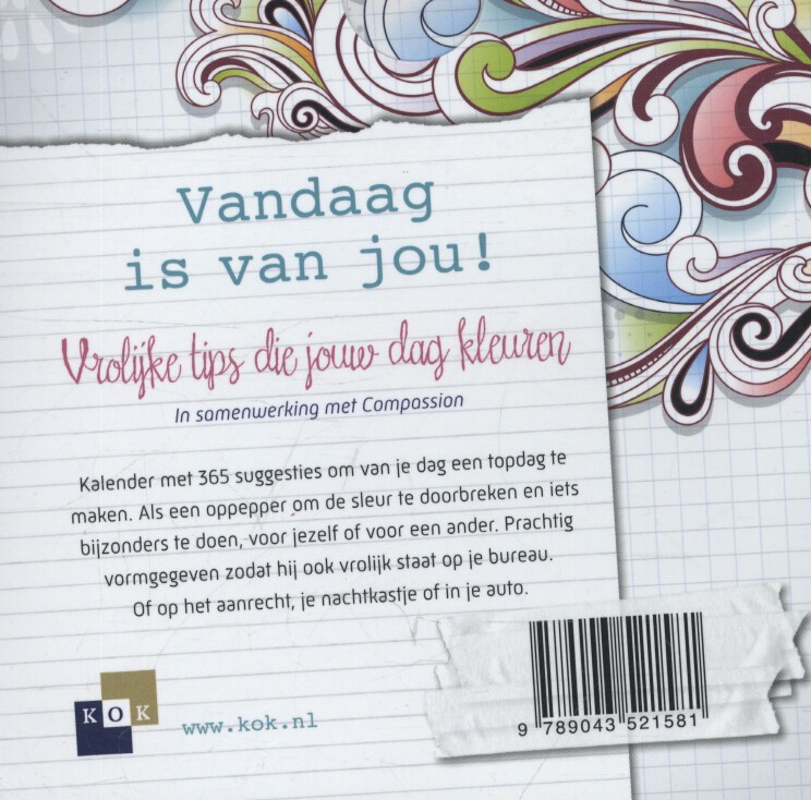 Vandaag is van jou! achterkant