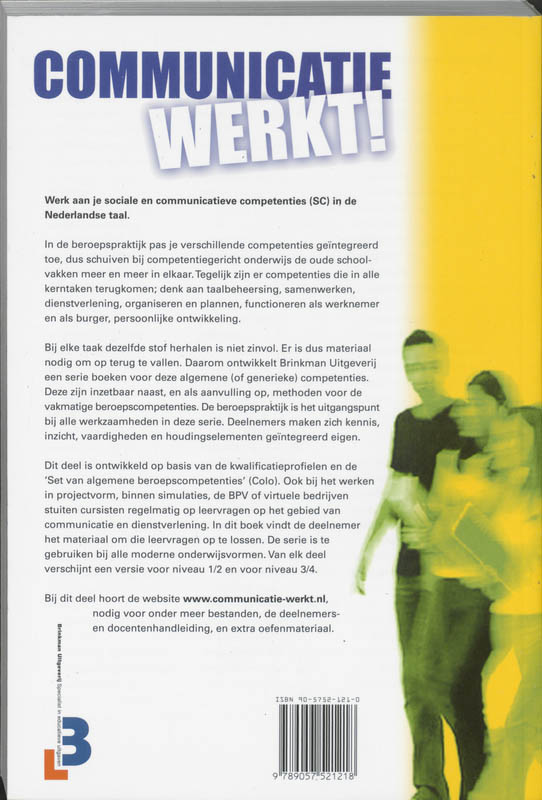 Communicatie werkt! Niveau 3/4 achterkant