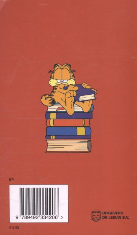 De denker / Garfield / 95 achterkant