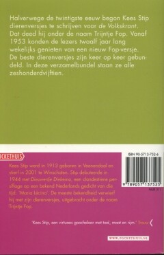 Het Grote Beestenfeest / Pockethuis achterkant