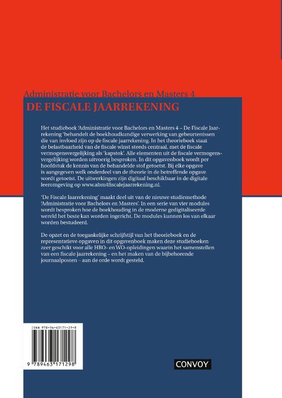 De Fiscale Jaarrekening achterkant