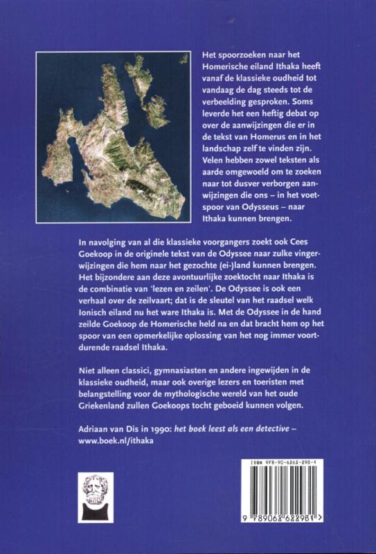 Op zoek naar Ithaka achterkant