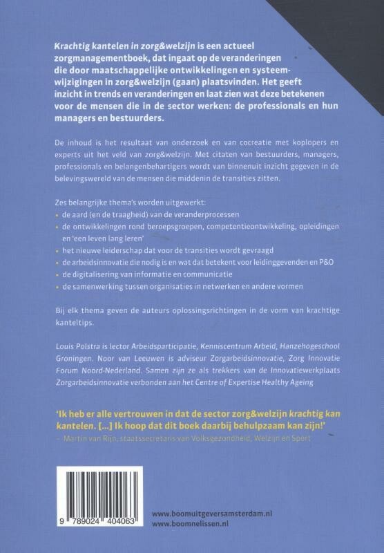 Krachtig kantelen in zorg & welzijn achterkant