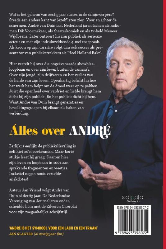 Alles over André achterkant