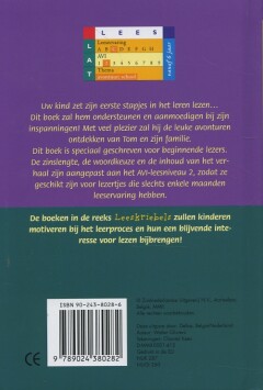 Tom wil niet naar school / Leeskriebels / 7 achterkant