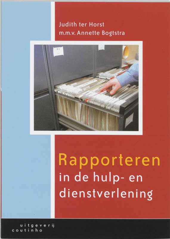 boekenbalie_9789062833641_cover Rapporteren In De Hulpverlening