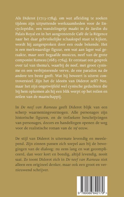 De neef van Rameau achterkant