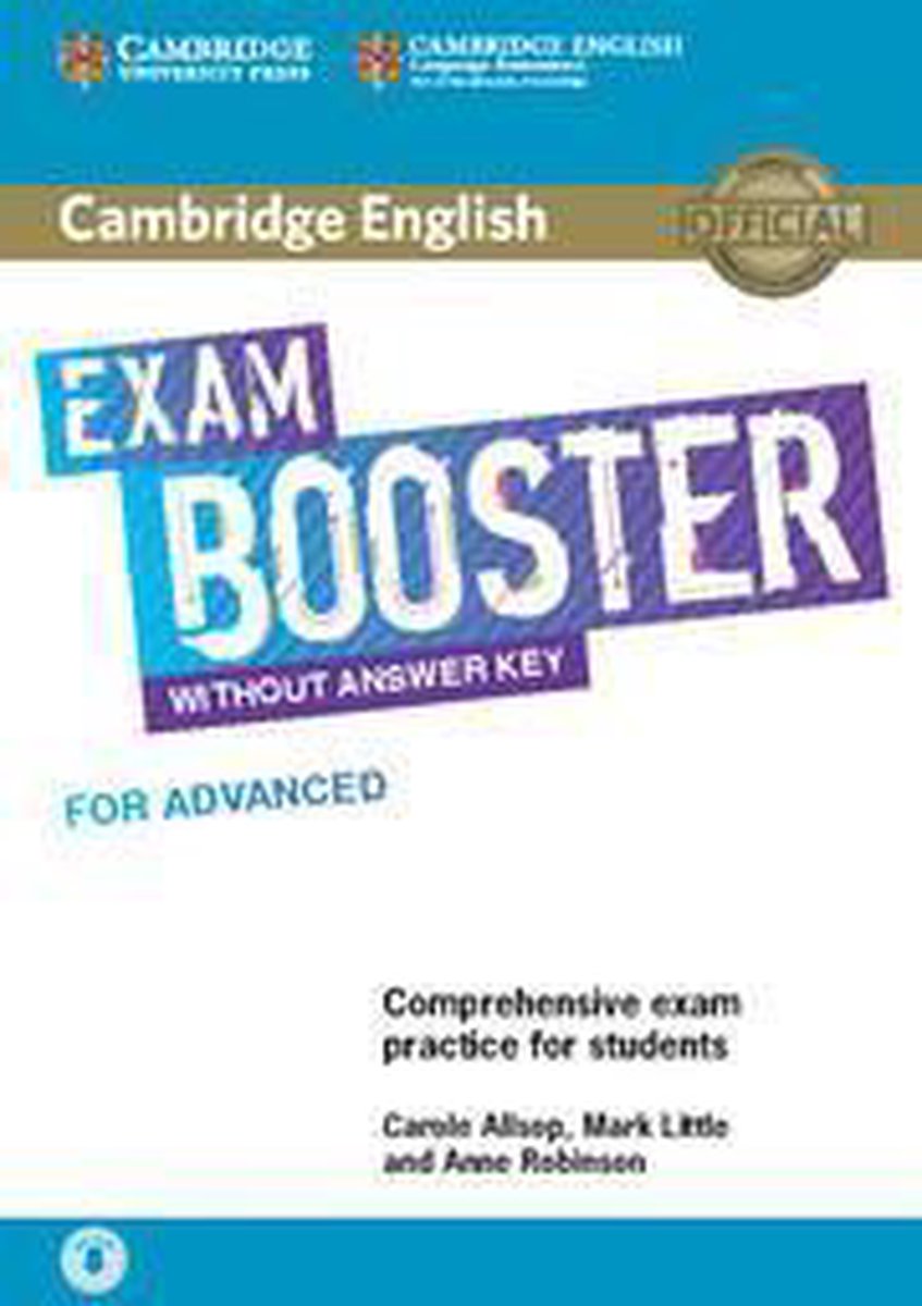 Cambridge English Exam Booster - Adv Without Key + audio