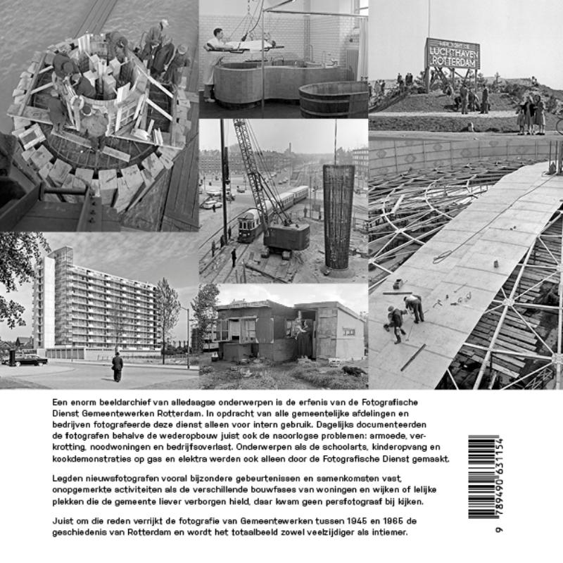 Fotografie Gemeentewerken Rotterdam 1945-1965 achterkant