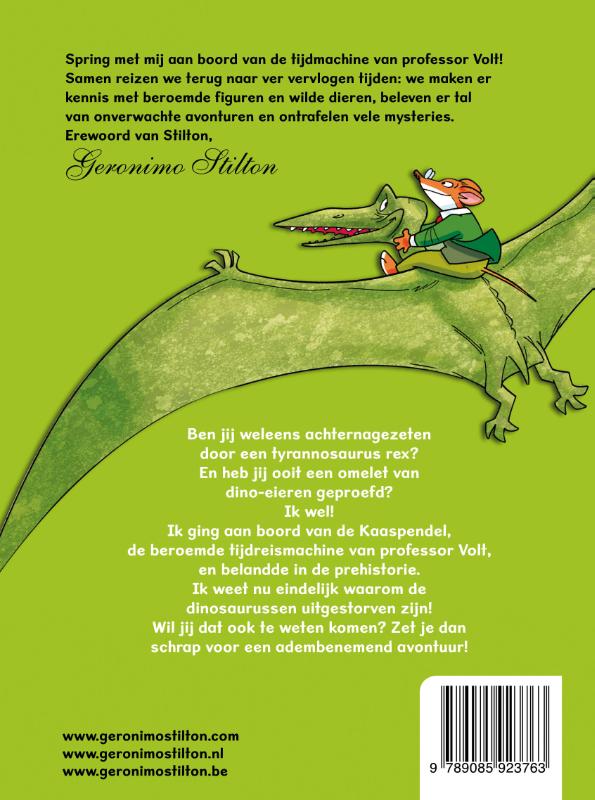 Ontmoeting met een T-rex (1 van serie 1) / Geronimo Stilton / 1 achterkant