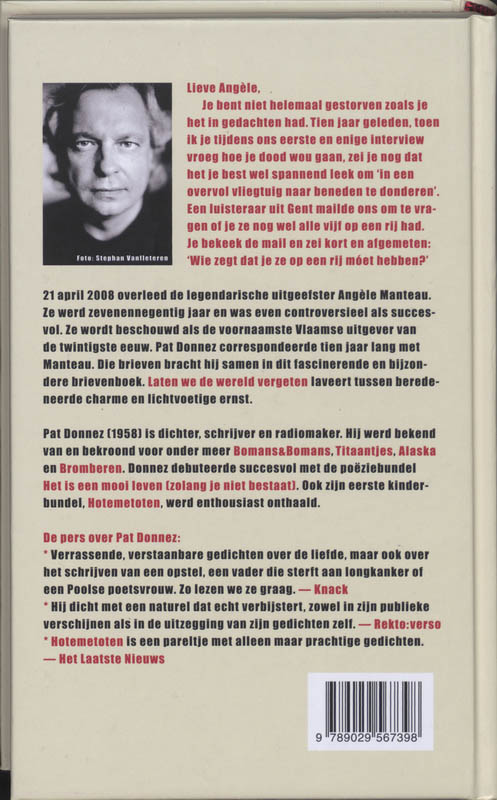 Laten We De Wereld Vergeten Laten We De Wereld Vergeten achterkant