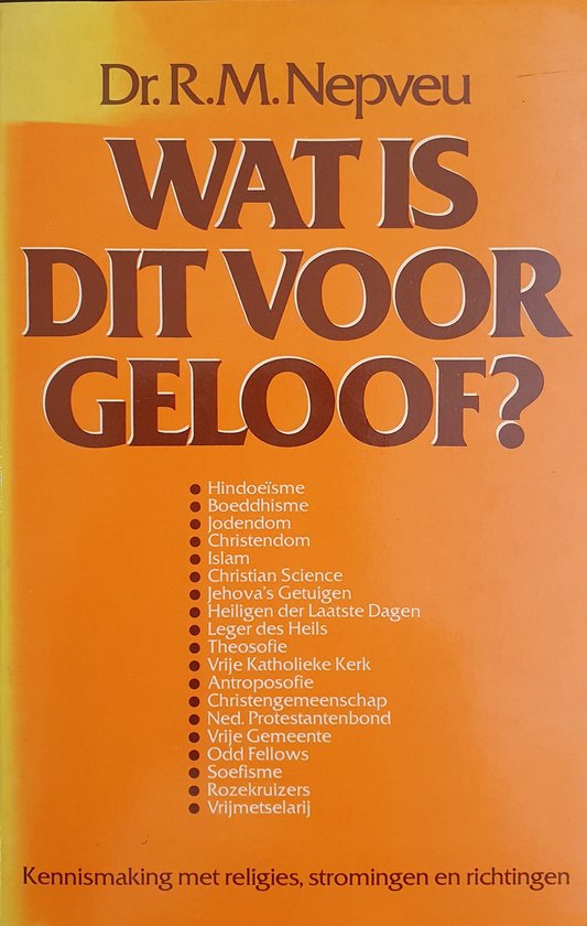 WAT IS DIT VOOR GELOOF?