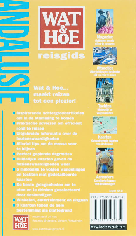 Andalusie / Wat & Hoe reisgids achterkant
