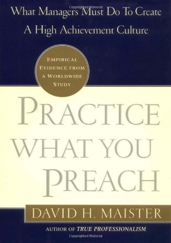 Practice What You Preach!