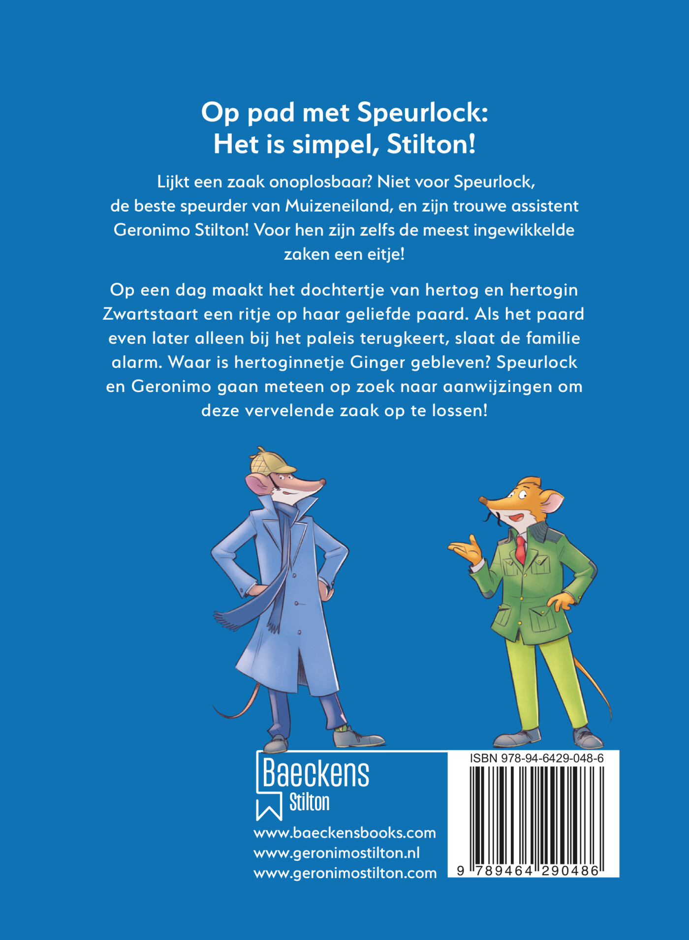 Het is simpel, Stilton! / Geronimo Stilton-reeks / 91 achterkant