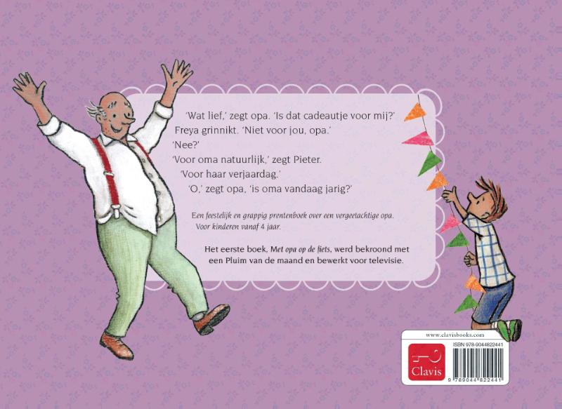 Met opa is het feest achterkant