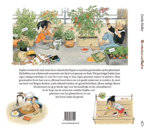 De moestuin van Sophie achterkant