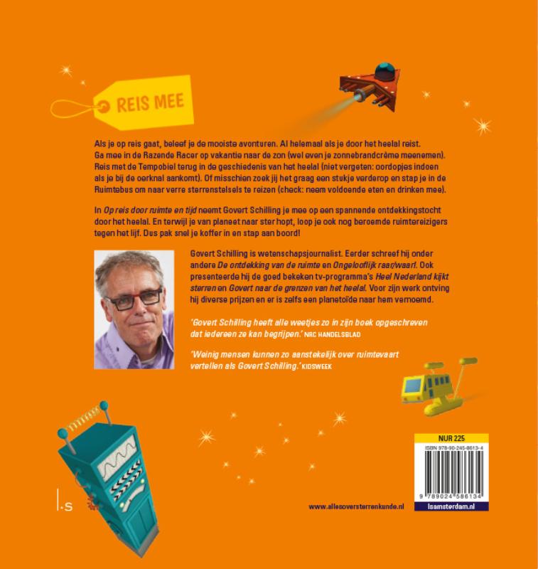 Op reis door ruimte en tijd - Over planeten, sterren, ruimteschepen en tijdmachines Op reis door ruimte en tijd - Over planeten, sterren, ruimteschepen en tijdmachines achterkant