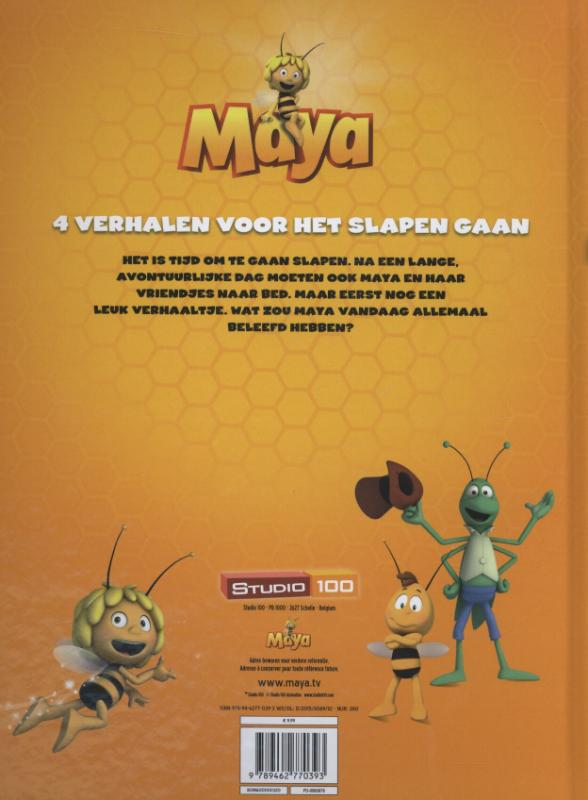 Maya slaap zacht verhaaltjes! / Maya achterkant