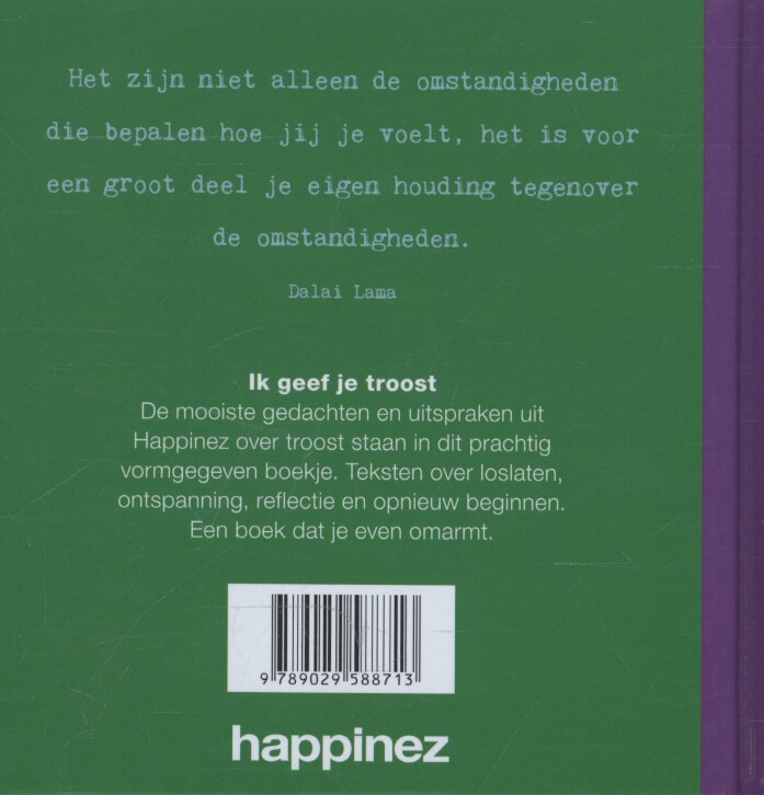 Happinez - Ik geef je troost achterkant