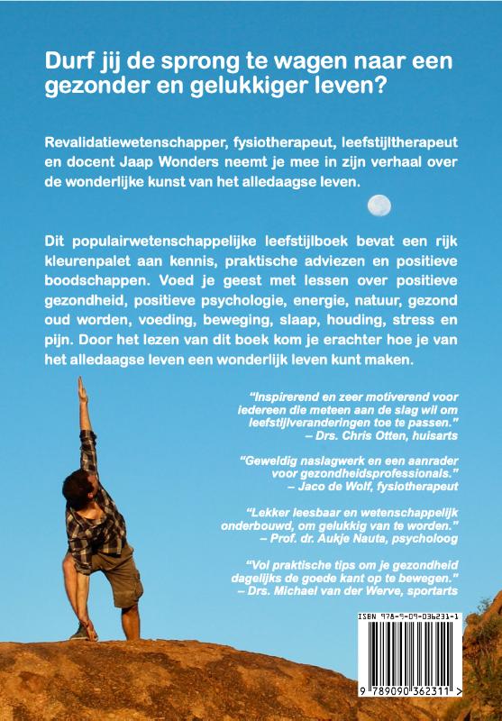 Alledaags wonderlijk leven - Populairwetenschappelijk leefstijlboek achterkant