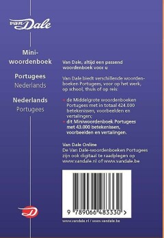Van Dale miniwoordenboek / Van Dale miniwoordenboeken achterkant