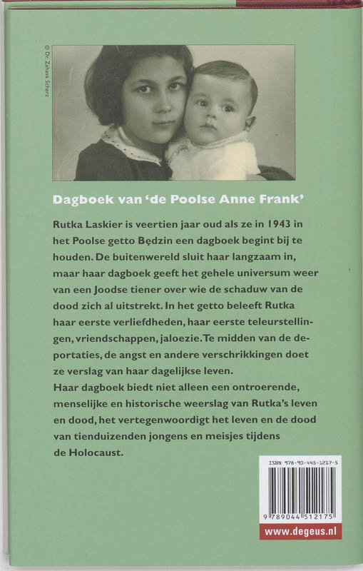 Rutka's dagboek achterkant