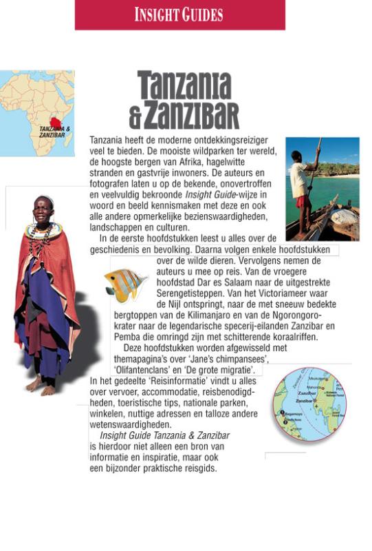 Tanzania _ Zanzibar / Insight guides achterkant