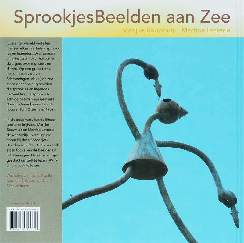 SprookjesBeelden aan Zee / Kinder-kunstboek achterkant