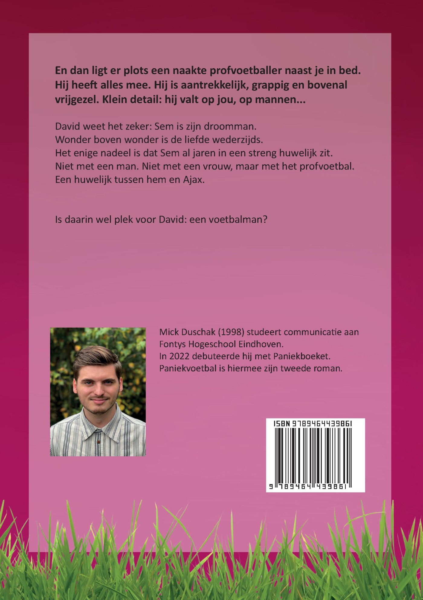 Paniekvoetbal achterkant