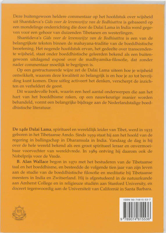 Transcendente wijsheid achterkant
