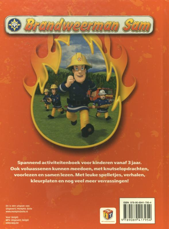 Redder in nood / Brandweerman Sam achterkant