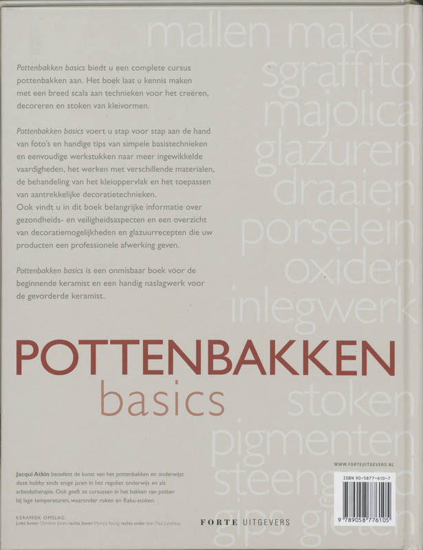 Pottenbakken Basics achterkant