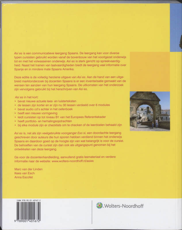 dropship Asi es tekstboek deel 2 / Vast Boek / Noordhoff achterkant