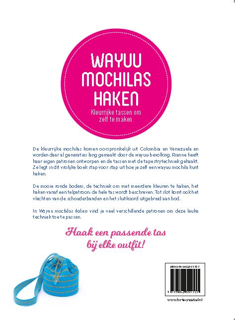 Wayuu mochilas haken achterkant