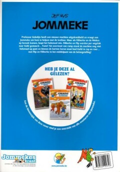 De fwietmachine / Jommeke strip - nieuwe look / 51 achterkant