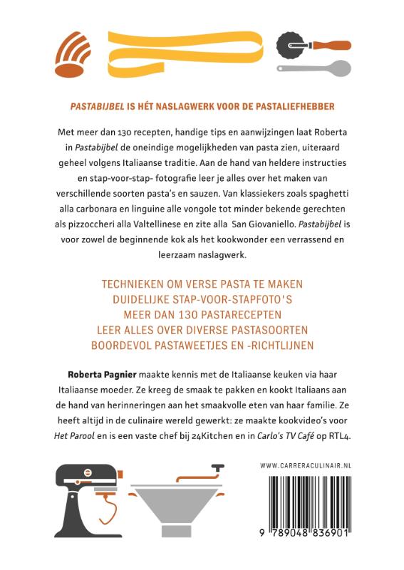 Pastabijbel Pastabijbel achterkant