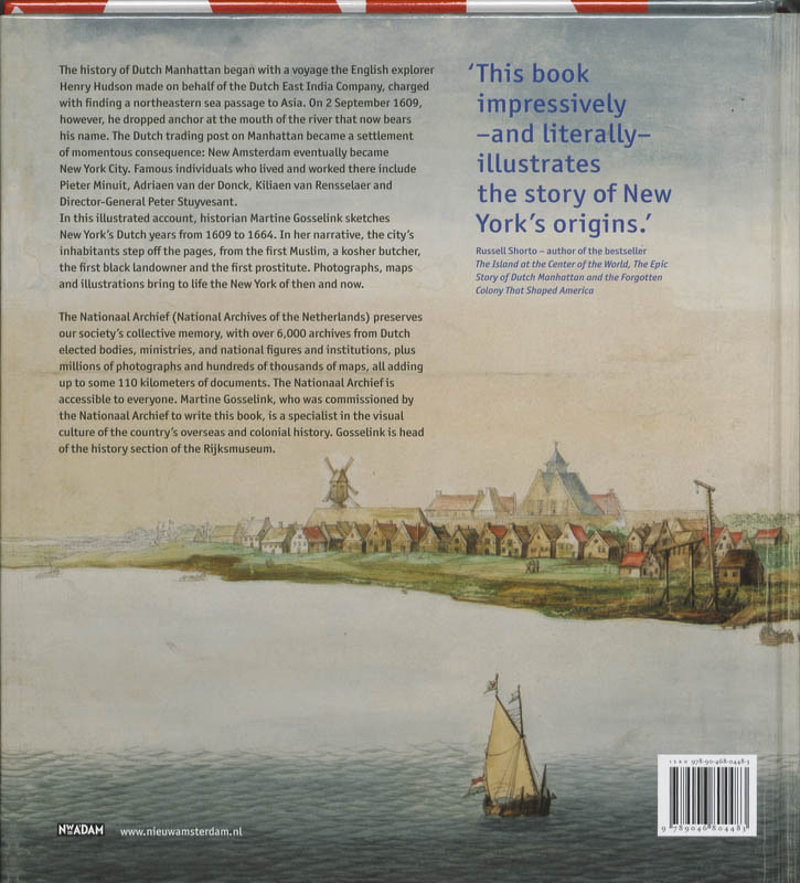 New York Nieuw- Amsterdam / Engelse Editie achterkant