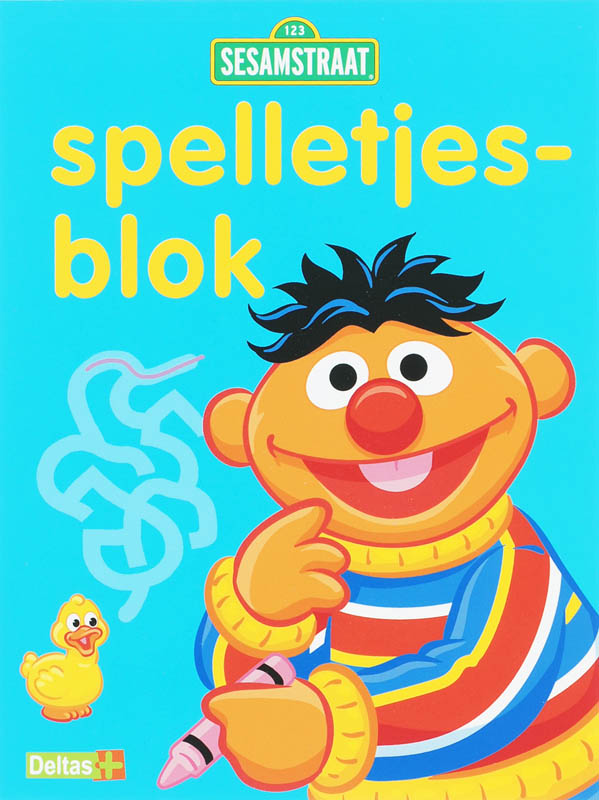 Spelletjesblok sesamstraat