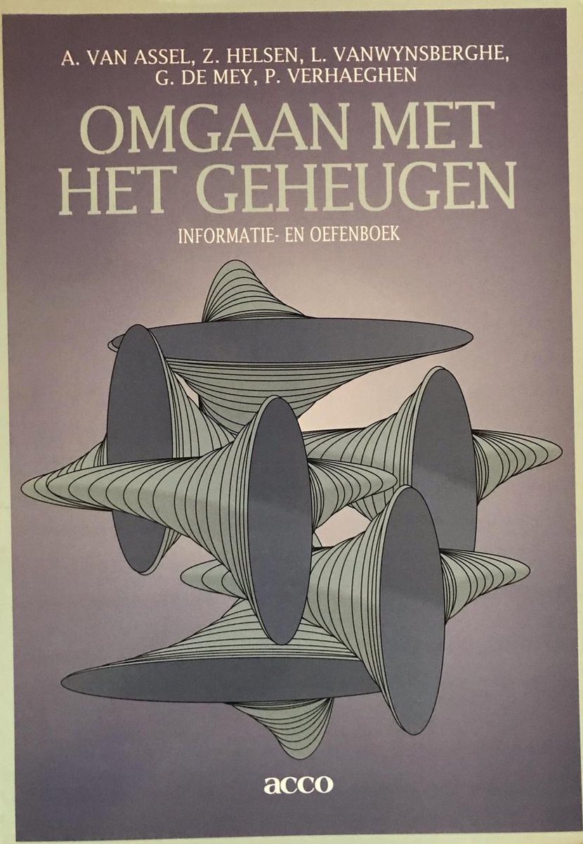 Omgaan met het geheugen informatie- oefenboek