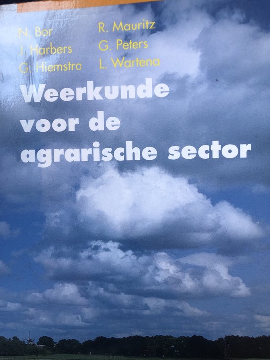 Weerkunde agrarische sector