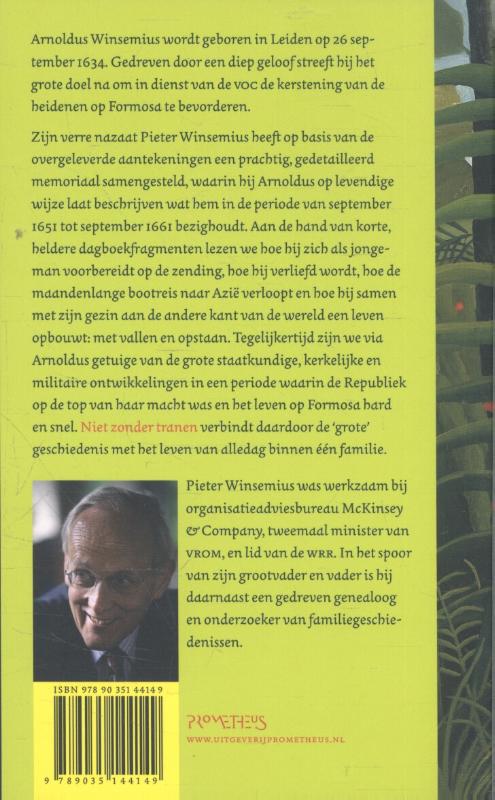 Niet zonder tranen achterkant