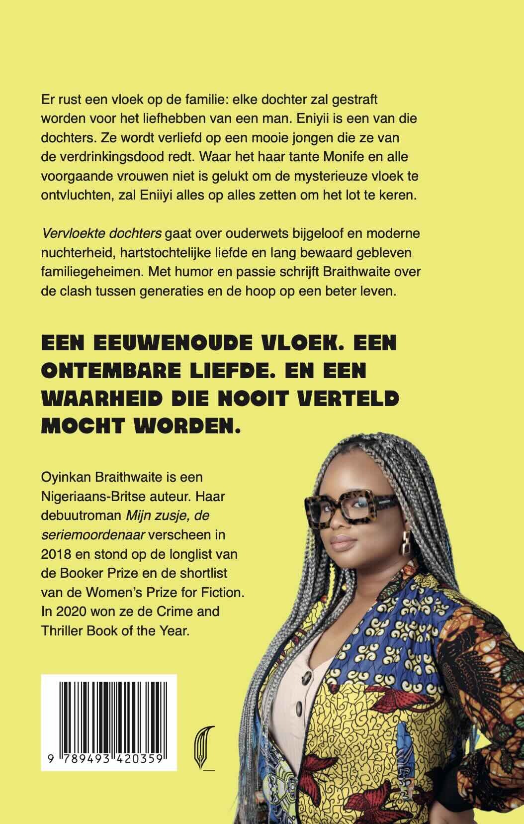 Vervloekte dochters achterkant