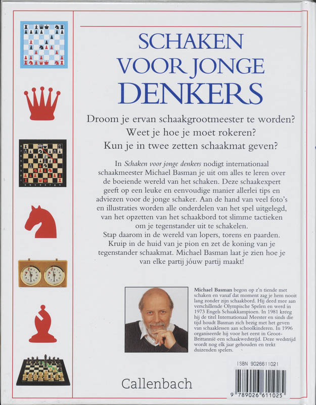 Schaken voor jonge denkers achterkant