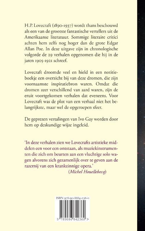 Fantastische verhalen 1905-1921 achterkant