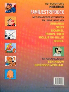 Kiekeboe familiestripboek 7 / Kiekeboe familiestripboek / 7 achterkant