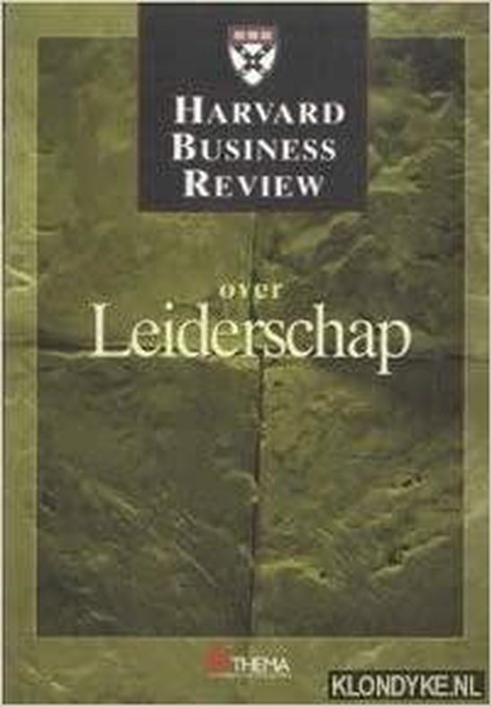 Leiderschap / Harvard business review reeks