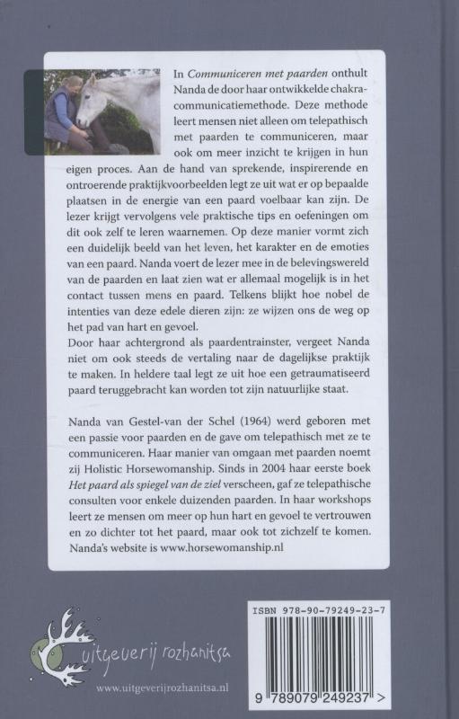 Communiceren met paarden achterkant
