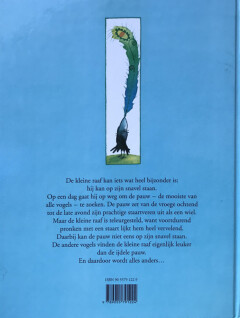 De raaf die op zijn snavel kon staan achterkant